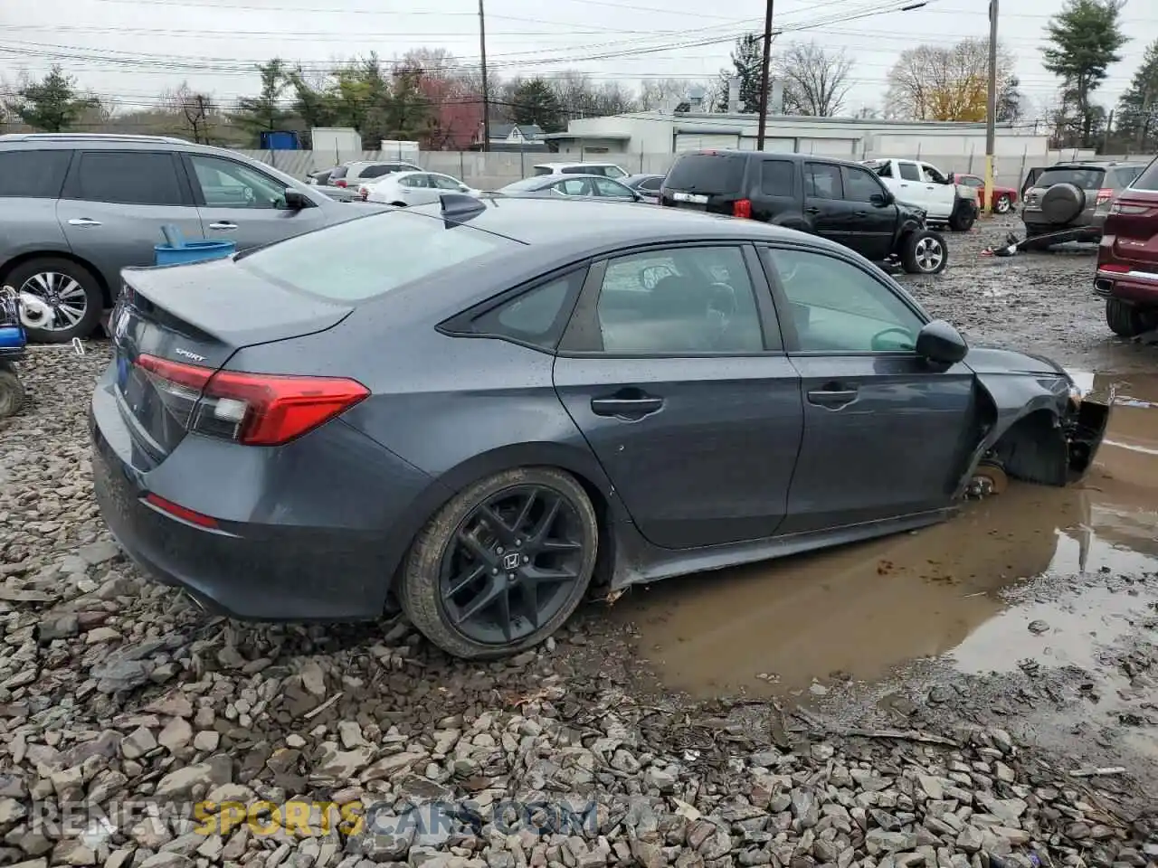 3 Photograph of a damaged car 2HGFE2F55NH548154 HONDA CIVIC 2022
