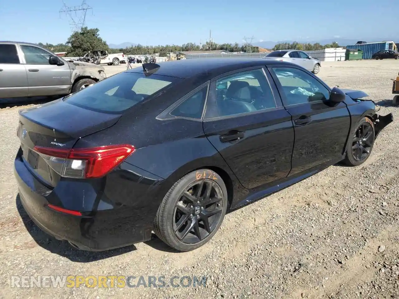 3 Photograph of a damaged car 2HGFE2F55NH559994 HONDA CIVIC 2022
