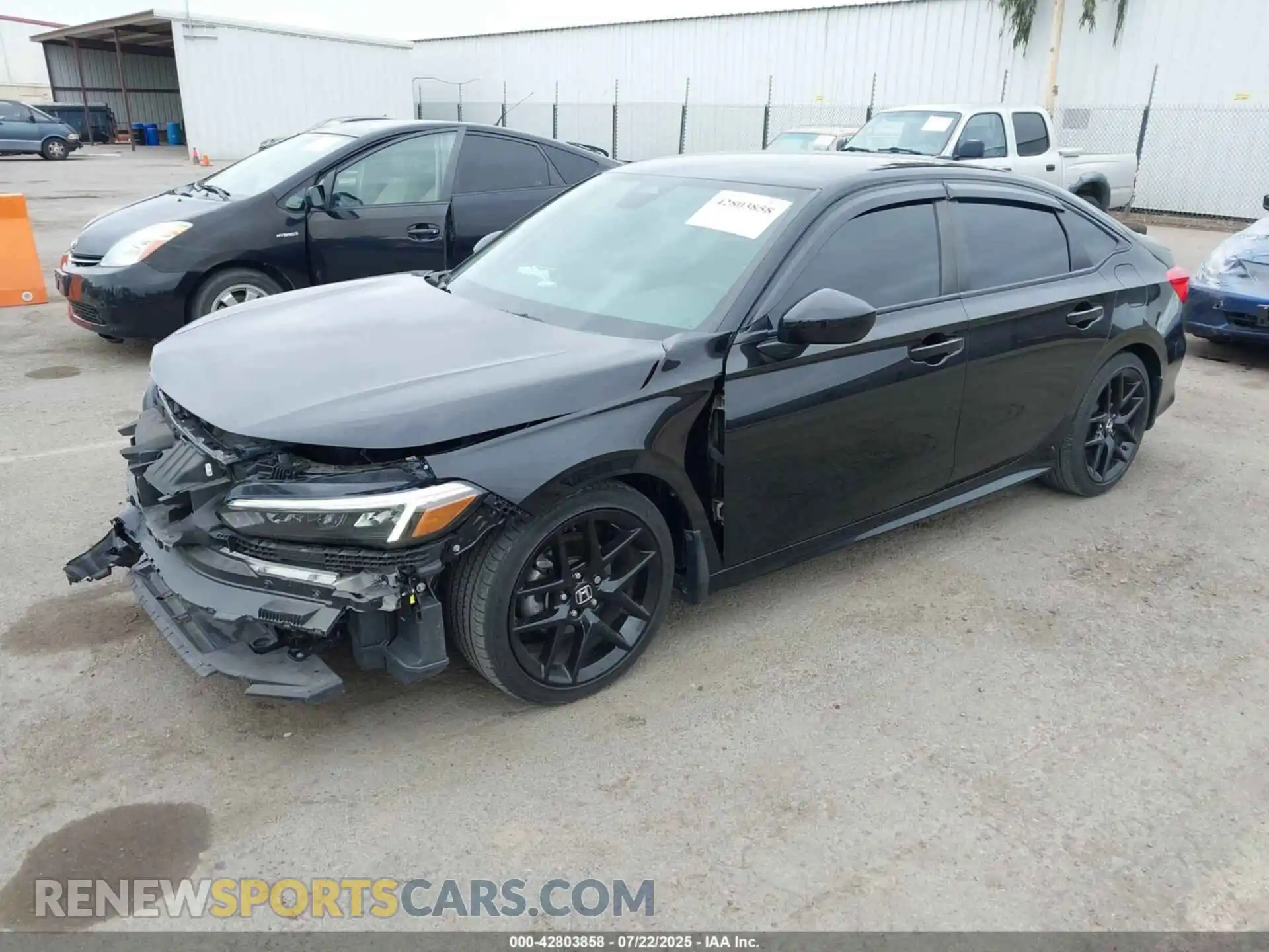 2 Photograph of a damaged car 2HGFE2F55NH579971 HONDA CIVIC 2022