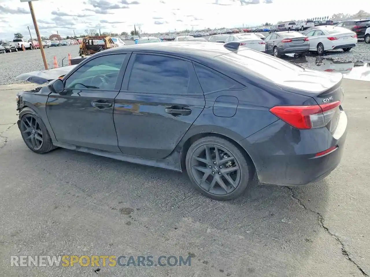 2 Photograph of a damaged car 2HGFE2F55NH590520 HONDA CIVIC 2022
