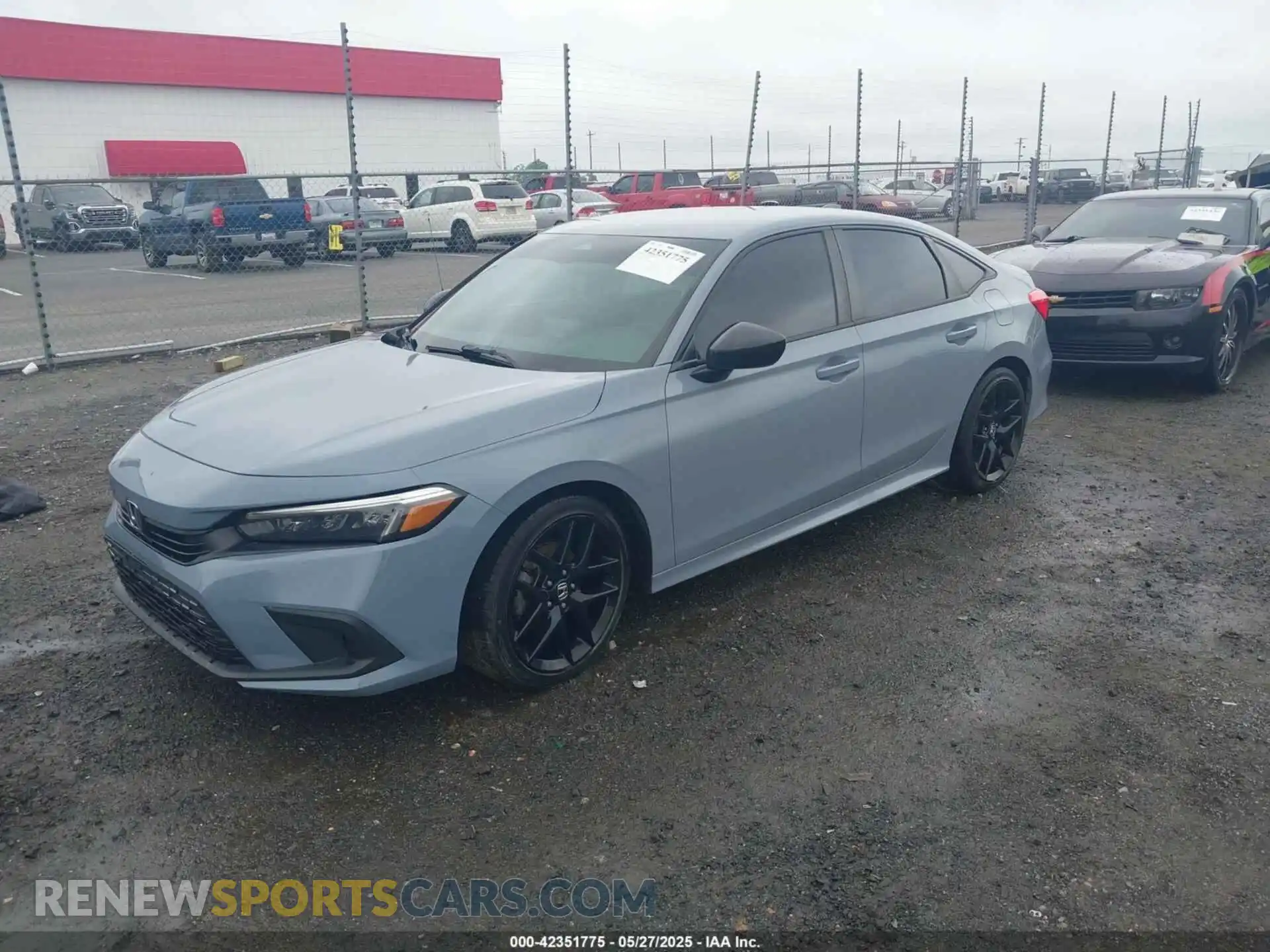 2 Photograph of a damaged car 2HGFE2F55NH592929 HONDA CIVIC 2022