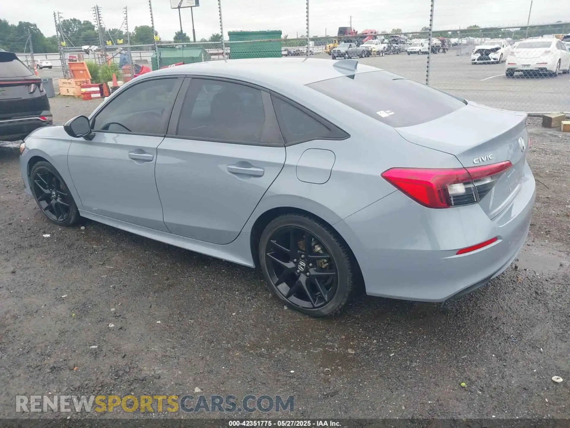 3 Photograph of a damaged car 2HGFE2F55NH592929 HONDA CIVIC 2022