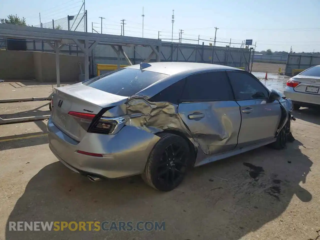 3 Photograph of a damaged car 2HGFE2F55NH594549 HONDA CIVIC 2022