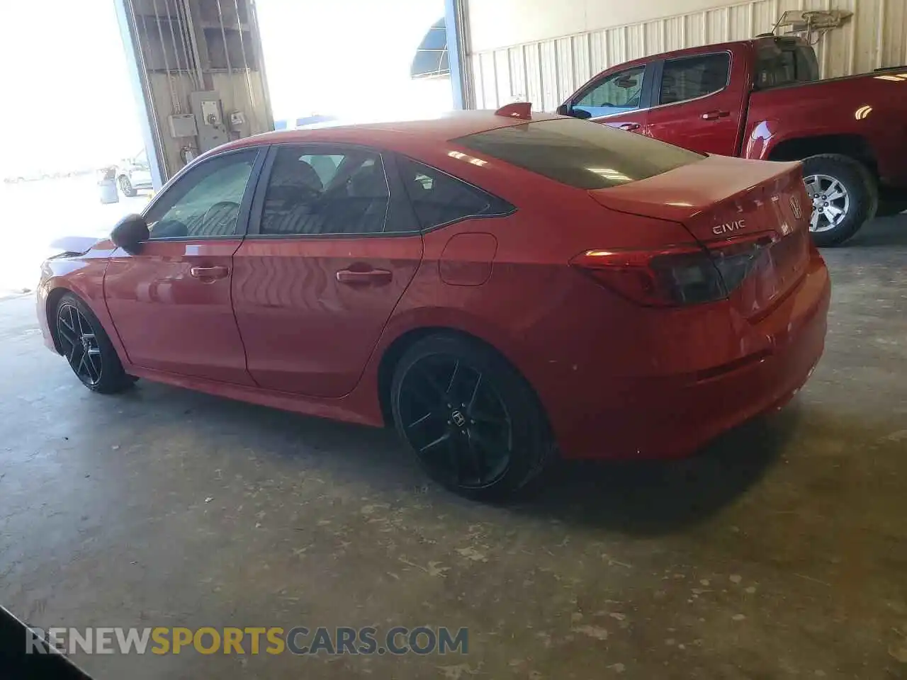 2 Photograph of a damaged car 2HGFE2F55NH607879 HONDA CIVIC 2022