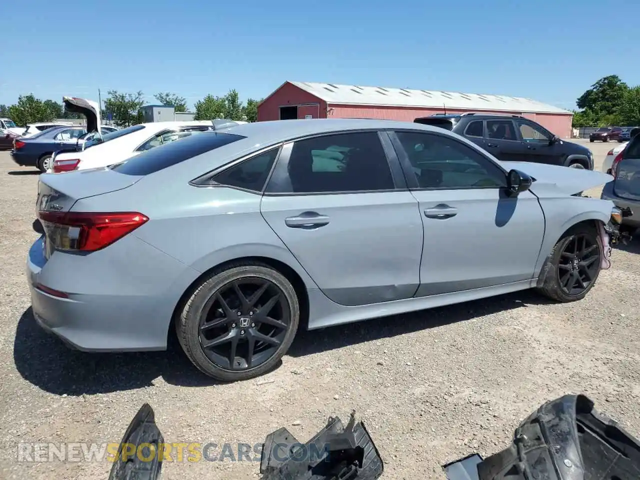 3 Photograph of a damaged car 2HGFE2F56NH126443 HONDA CIVIC 2022