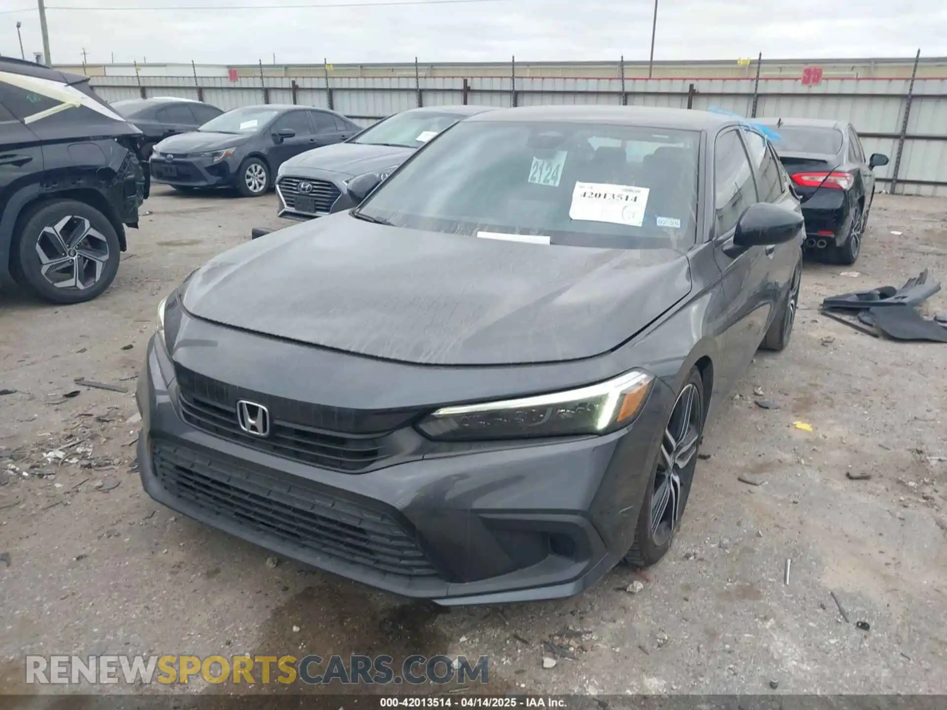 2 Photograph of a damaged car 2HGFE2F56NH563133 HONDA CIVIC 2022