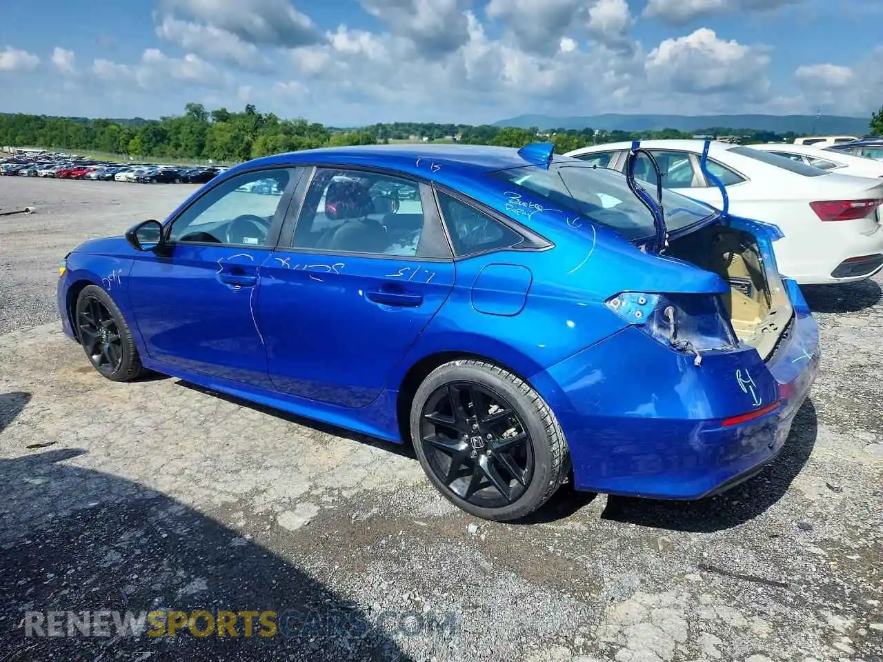 2 fotografías del automóvil dañado 2HGFE2F56NH580885 HONDA CIVIC 2022