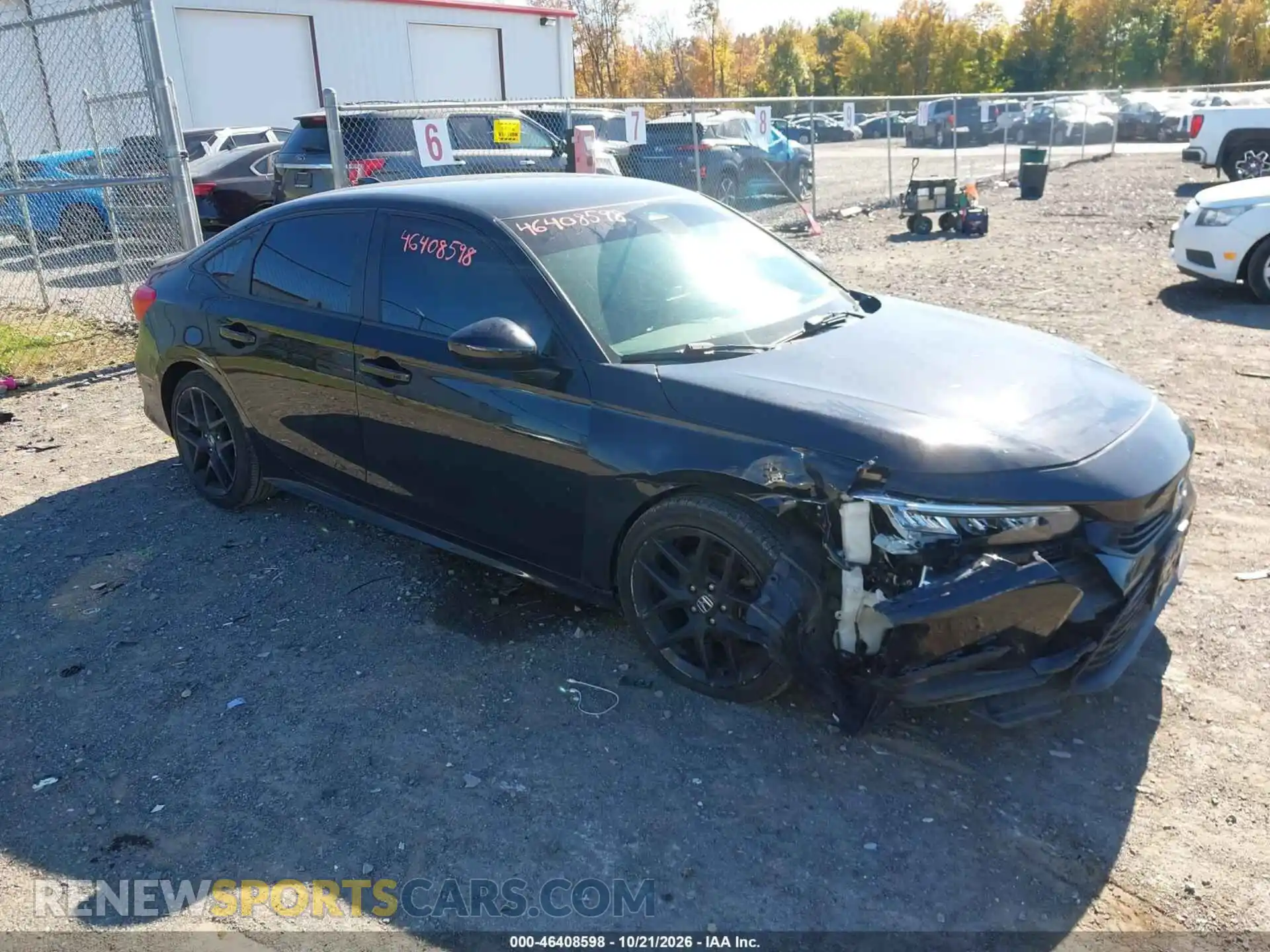 1 Photograph of a damaged car 2HGFE2F56NH601072 HONDA CIVIC 2022