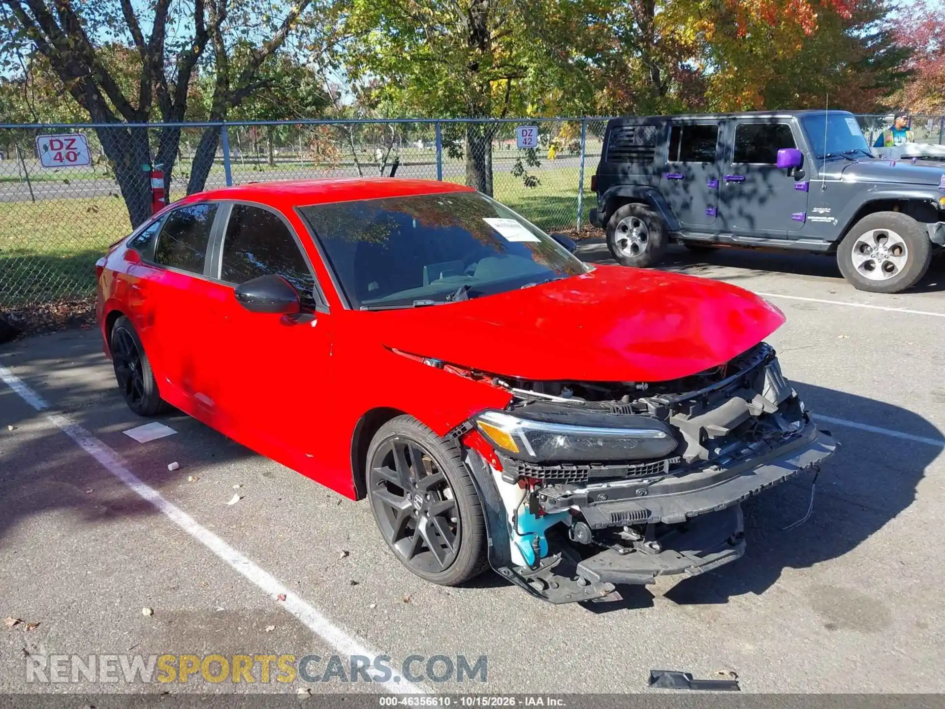 1 Photograph of a damaged car 2HGFE2F56NH603033 HONDA CIVIC 2022