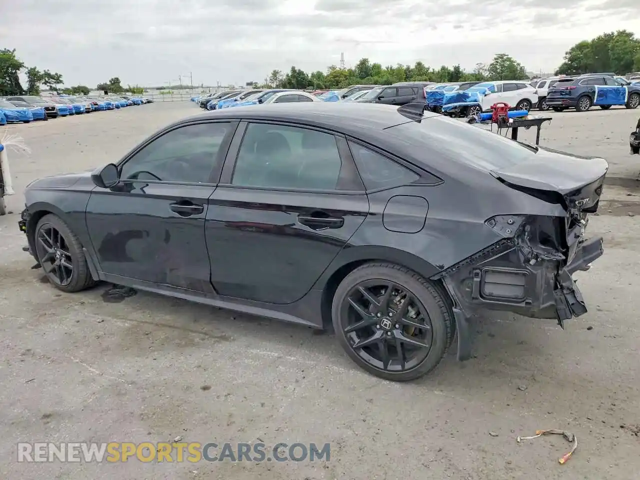 2 fotografías del automóvil dañado 2HGFE2F56NH608121 HONDA CIVIC 2022
