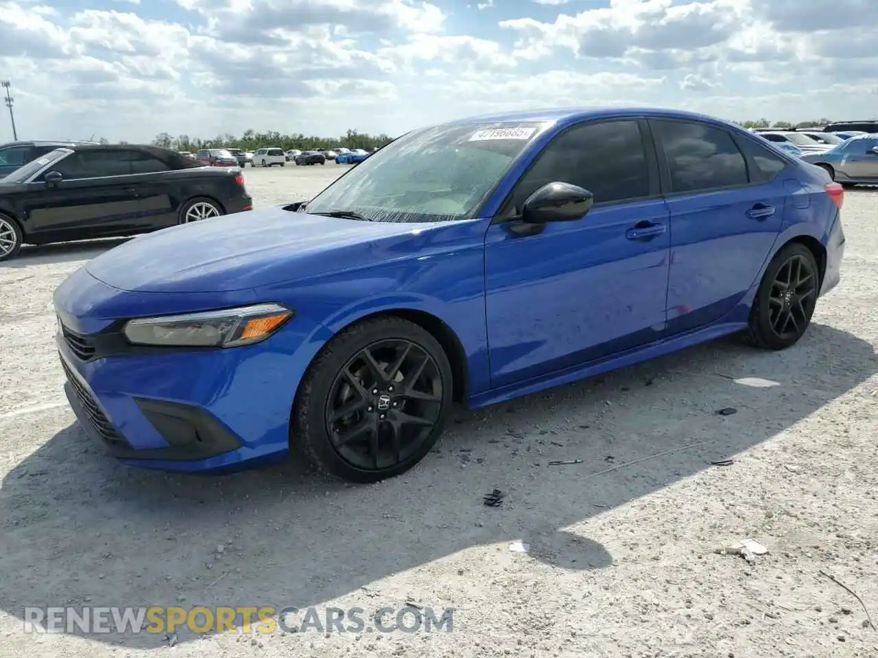 1 Photograph of a damaged car 2HGFE2F57NH518802 HONDA CIVIC 2022