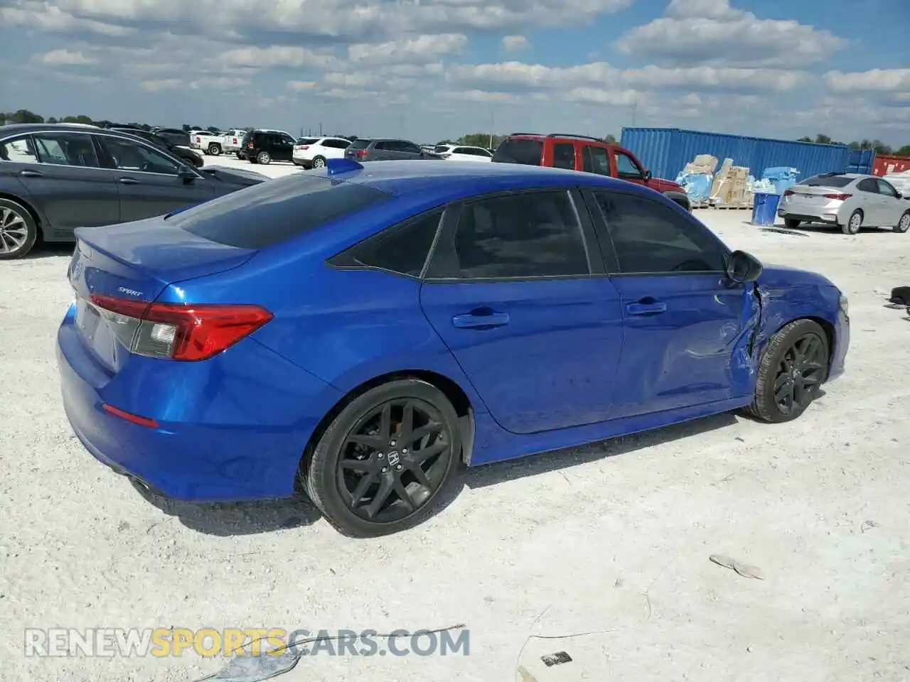 3 Photograph of a damaged car 2HGFE2F57NH518802 HONDA CIVIC 2022