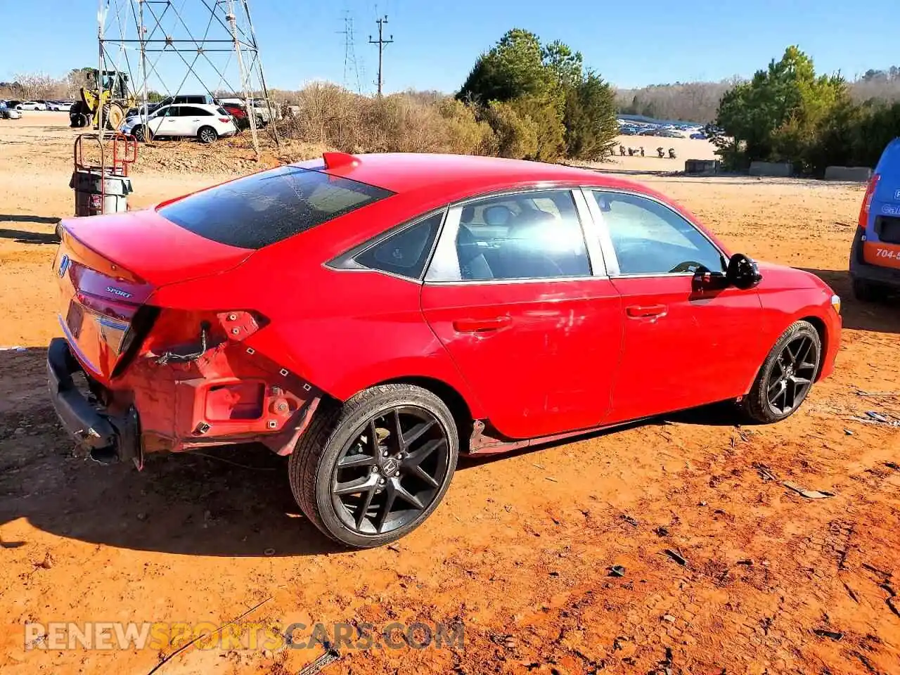3 fotografías del automóvil dañado 2HGFE2F57NH535325 HONDA CIVIC 2022