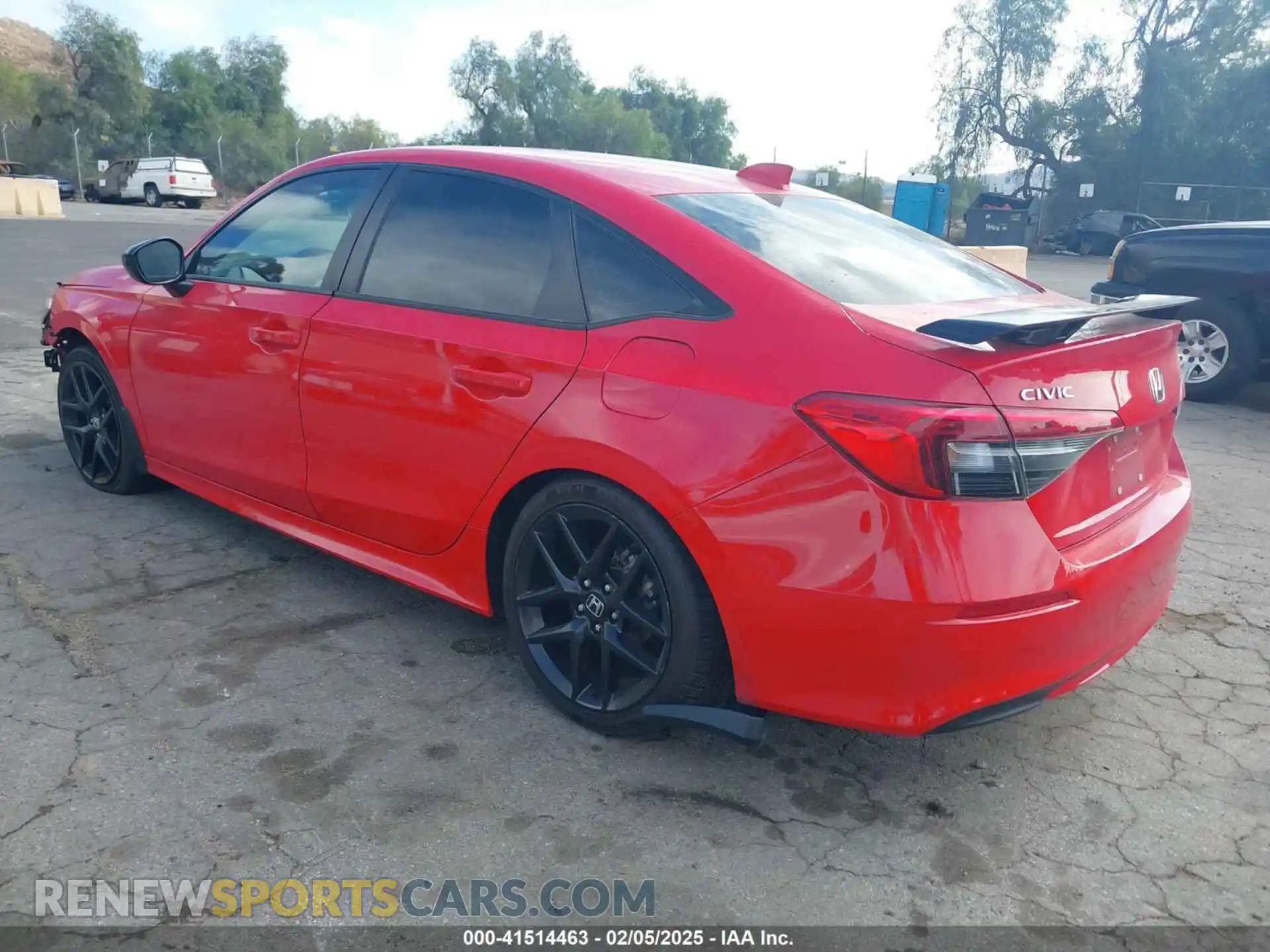 3 fotografías del automóvil dañado 2HGFE2F57NH542937 HONDA CIVIC 2022