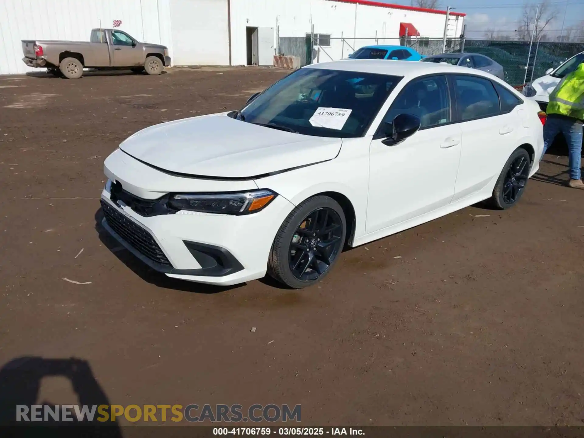 2 Photograph of a damaged car 2HGFE2F57NH547586 HONDA CIVIC 2022