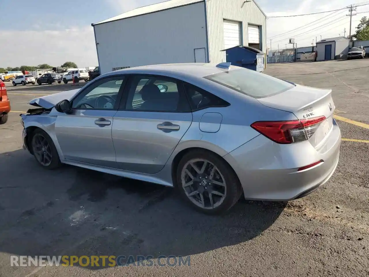 2 Photograph of a damaged car 2HGFE2F57NH566185 HONDA CIVIC 2022