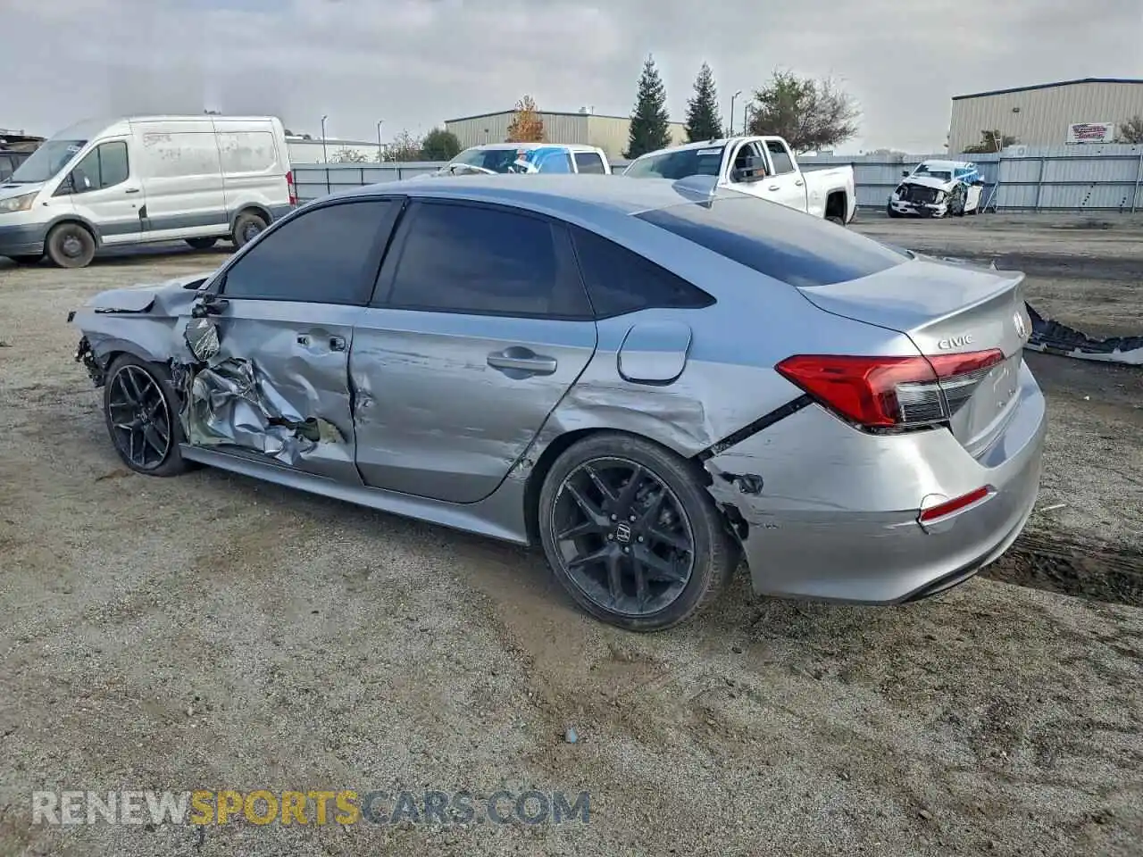 2 Photograph of a damaged car 2HGFE2F57NH579003 HONDA CIVIC 2022