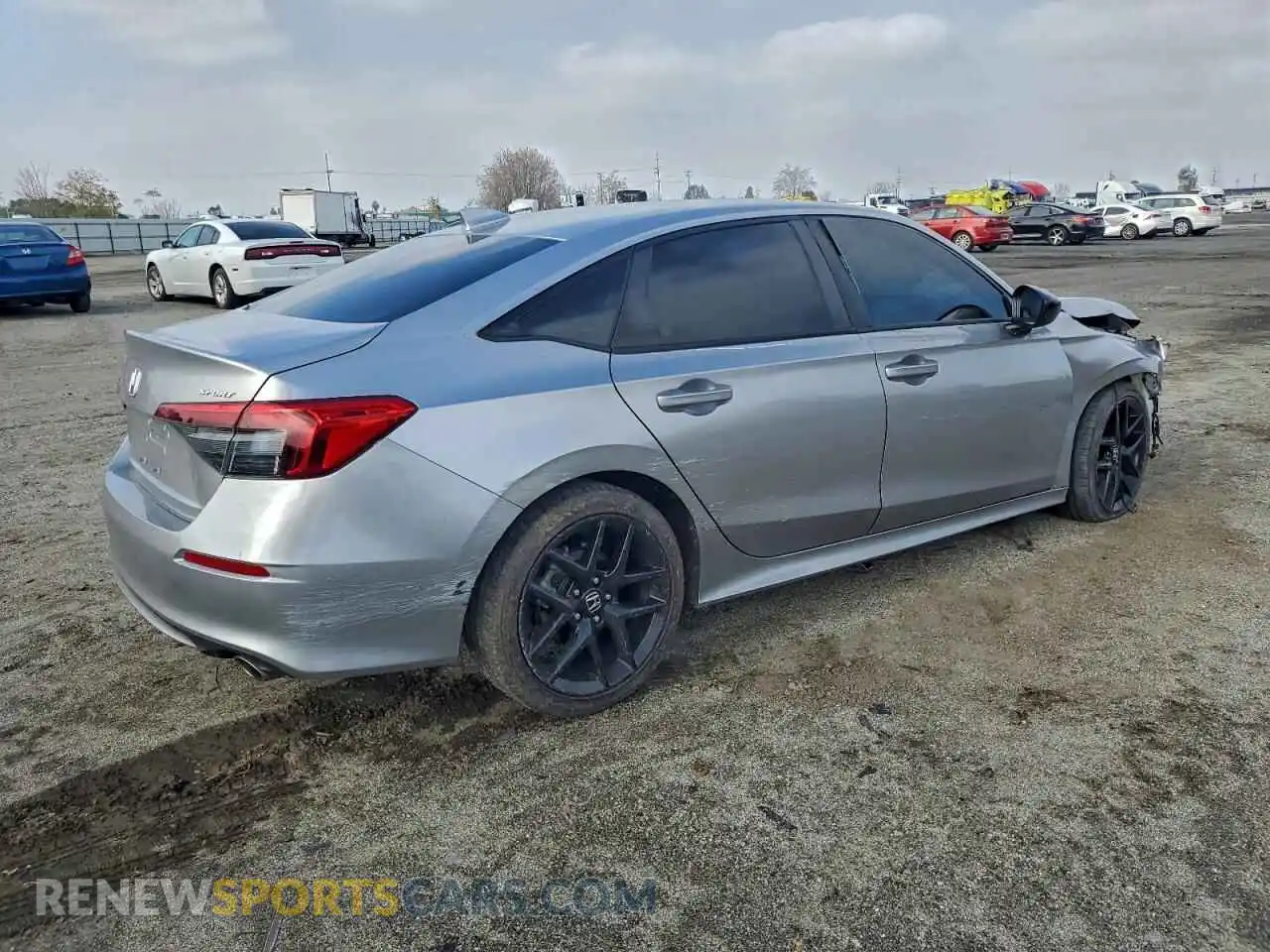 3 Photograph of a damaged car 2HGFE2F57NH579003 HONDA CIVIC 2022