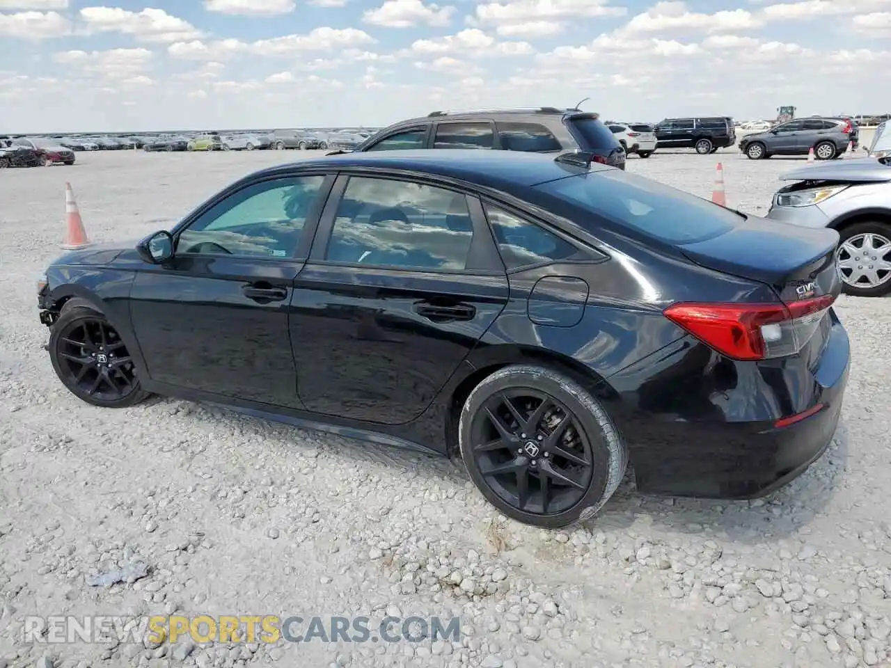 2 Photograph of a damaged car 2HGFE2F57NH596545 HONDA CIVIC 2022