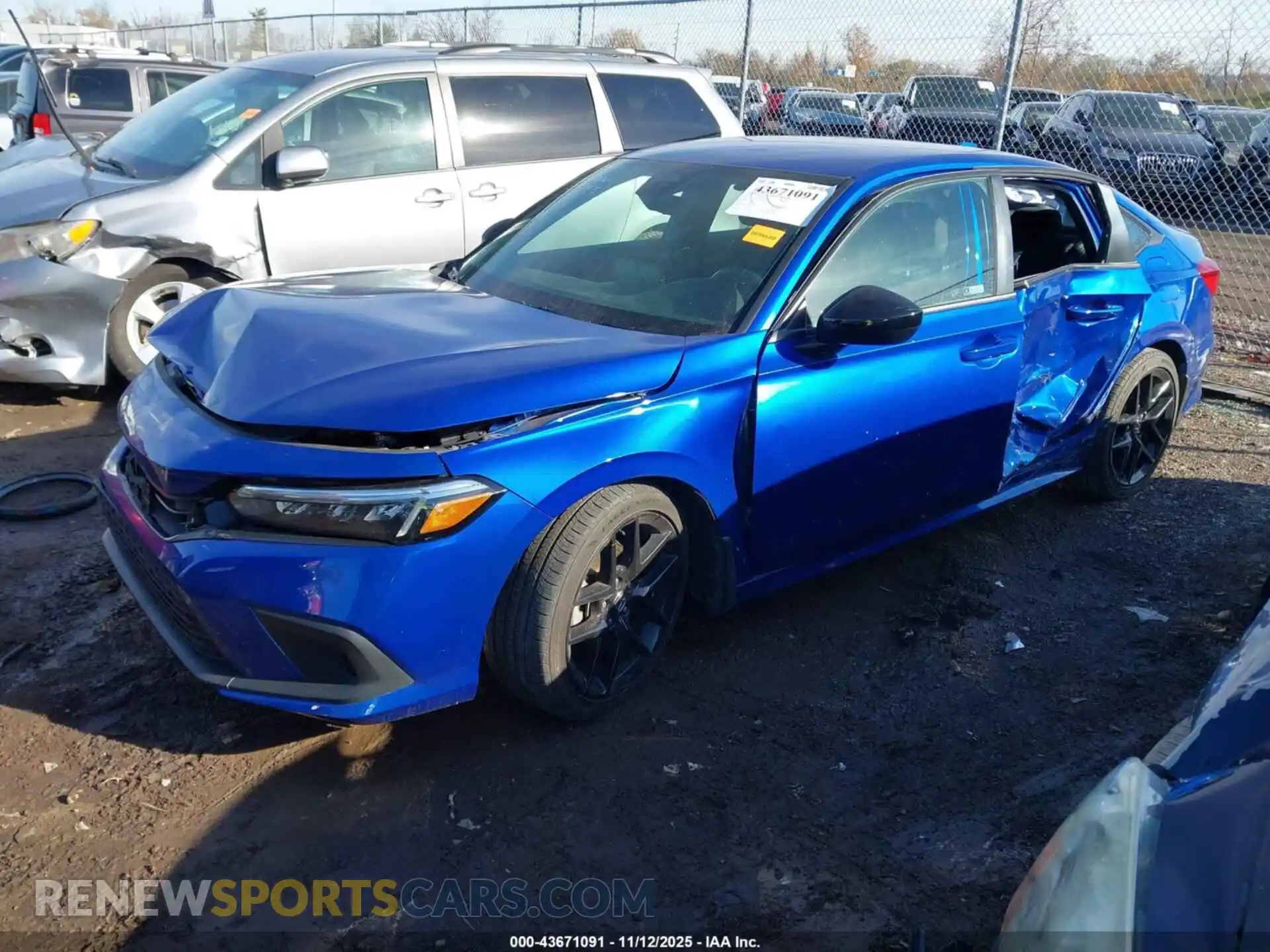 2 Photograph of a damaged car 2HGFE2F57NH598411 HONDA CIVIC 2022
