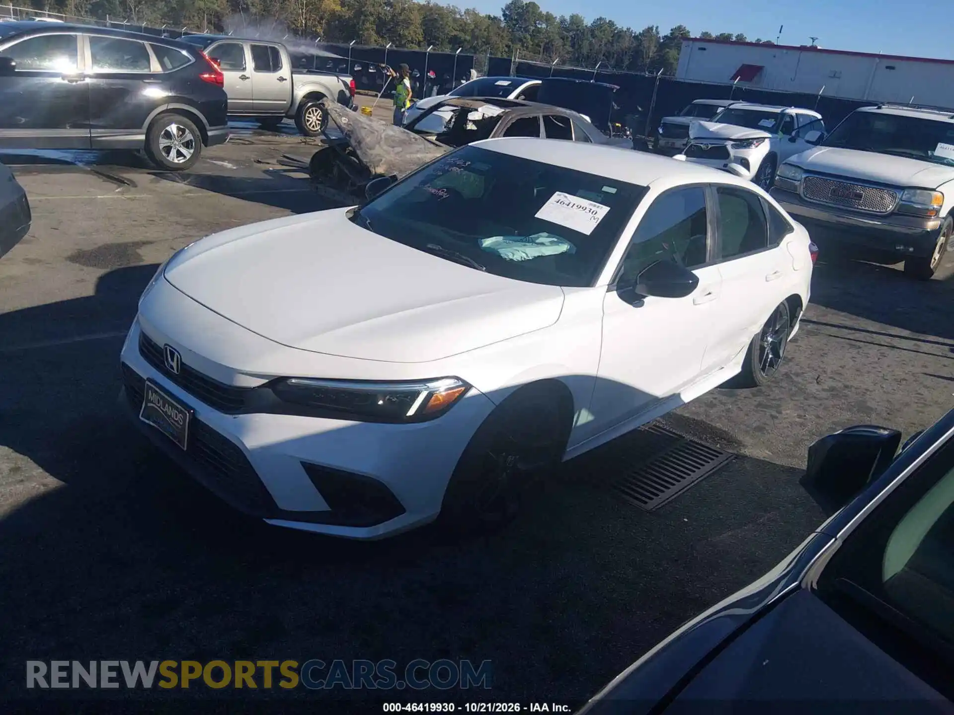 2 Photograph of a damaged car 2HGFE2F58NH504679 HONDA CIVIC 2022