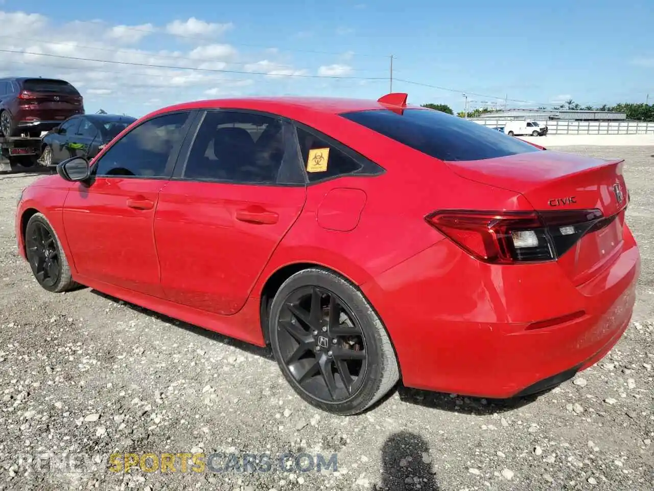 2 Photograph of a damaged car 2HGFE2F58NH521014 HONDA CIVIC 2022