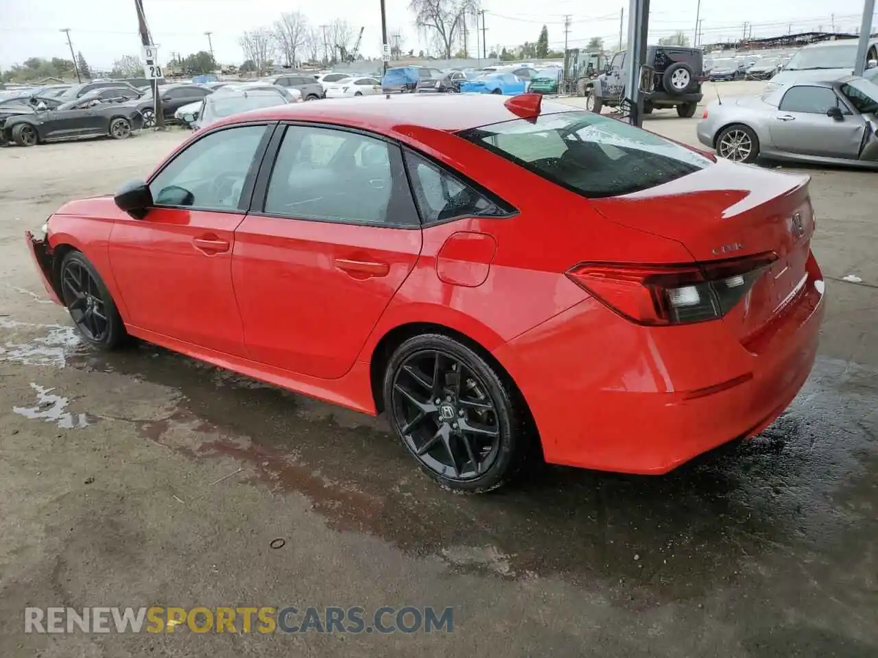 2 Photograph of a damaged car 2HGFE2F58NH528190 HONDA CIVIC 2022