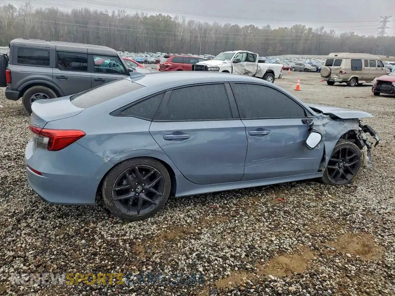 3 Photograph of a damaged car 2HGFE2F58NH541957 HONDA CIVIC 2022