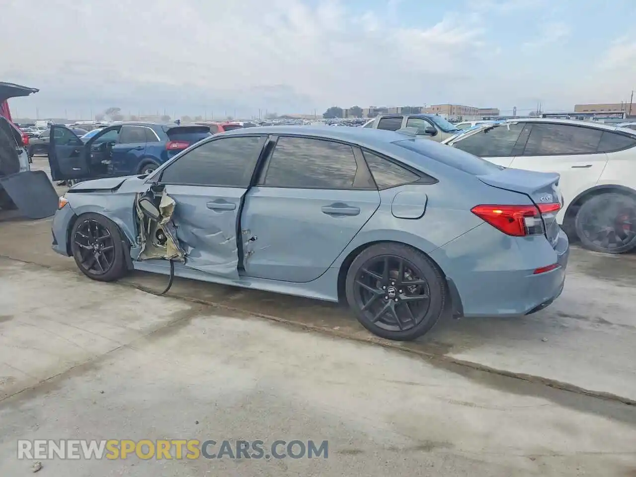 2 Photograph of a damaged car 2HGFE2F58NH544809 HONDA CIVIC 2022