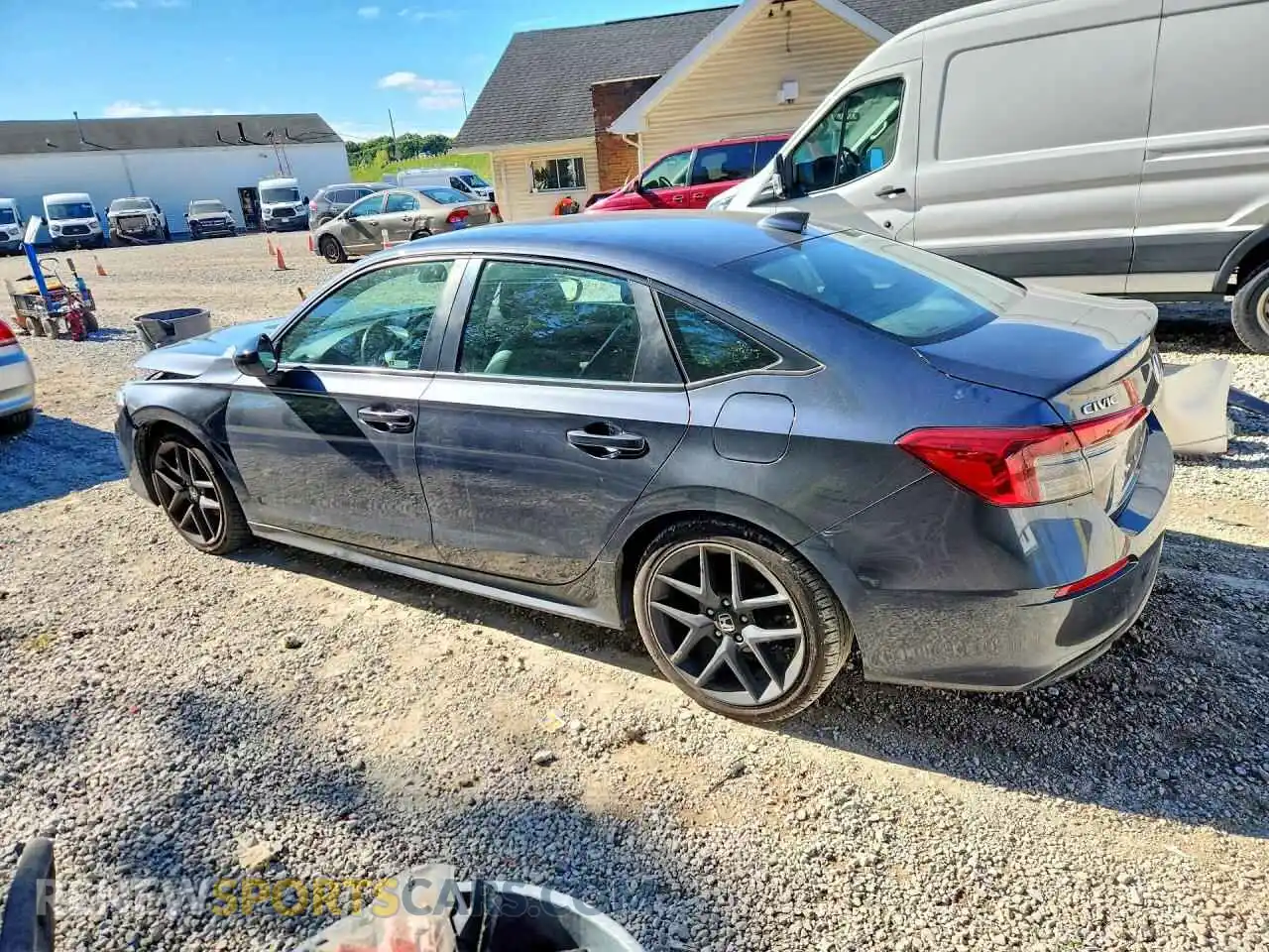 2 Photograph of a damaged car 2HGFE2F58NH574649 HONDA CIVIC 2022
