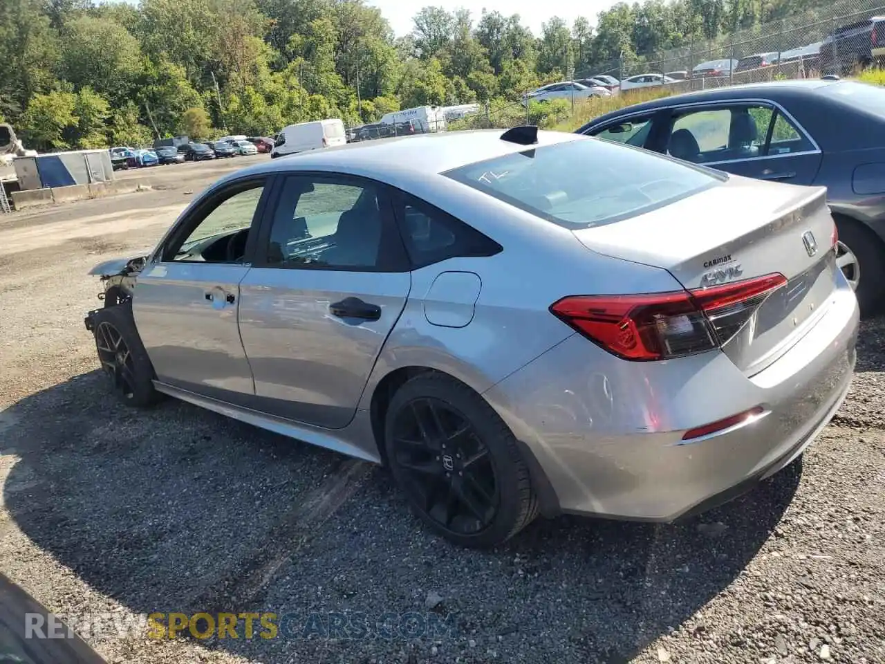 2 Photograph of a damaged car 2HGFE2F58NH577552 HONDA CIVIC 2022