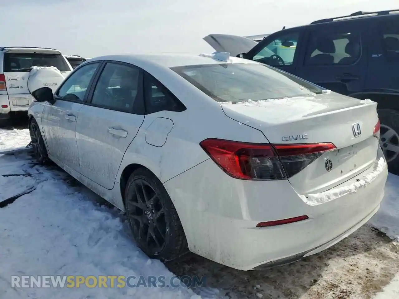 2 Photograph of a damaged car 2HGFE2F58NH579043 HONDA CIVIC 2022