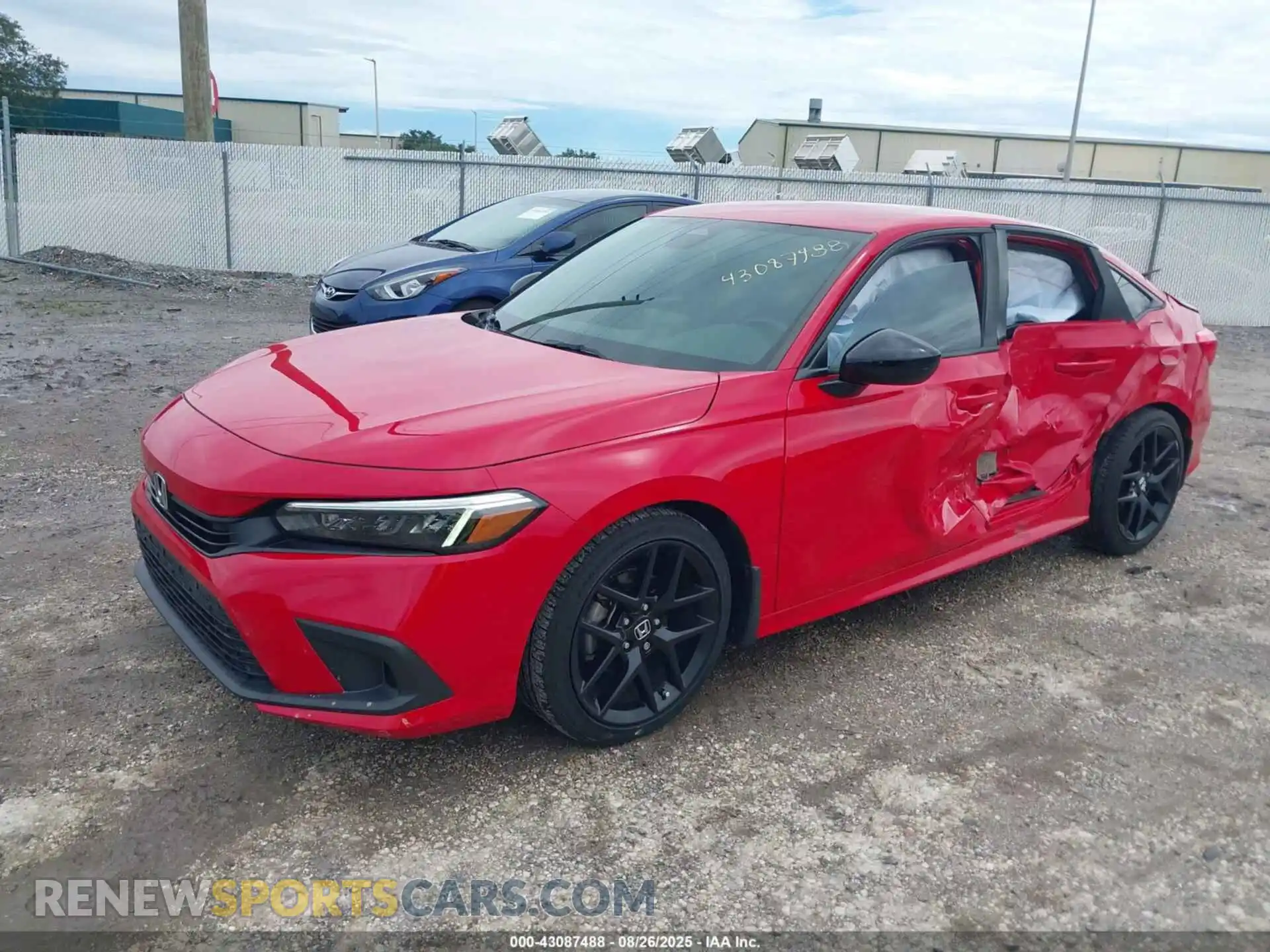 2 Photograph of a damaged car 2HGFE2F58NH580175 HONDA CIVIC 2022