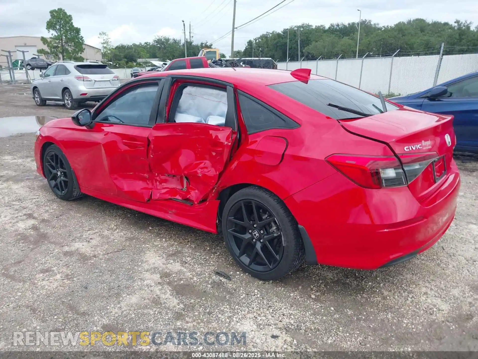 3 Photograph of a damaged car 2HGFE2F58NH580175 HONDA CIVIC 2022