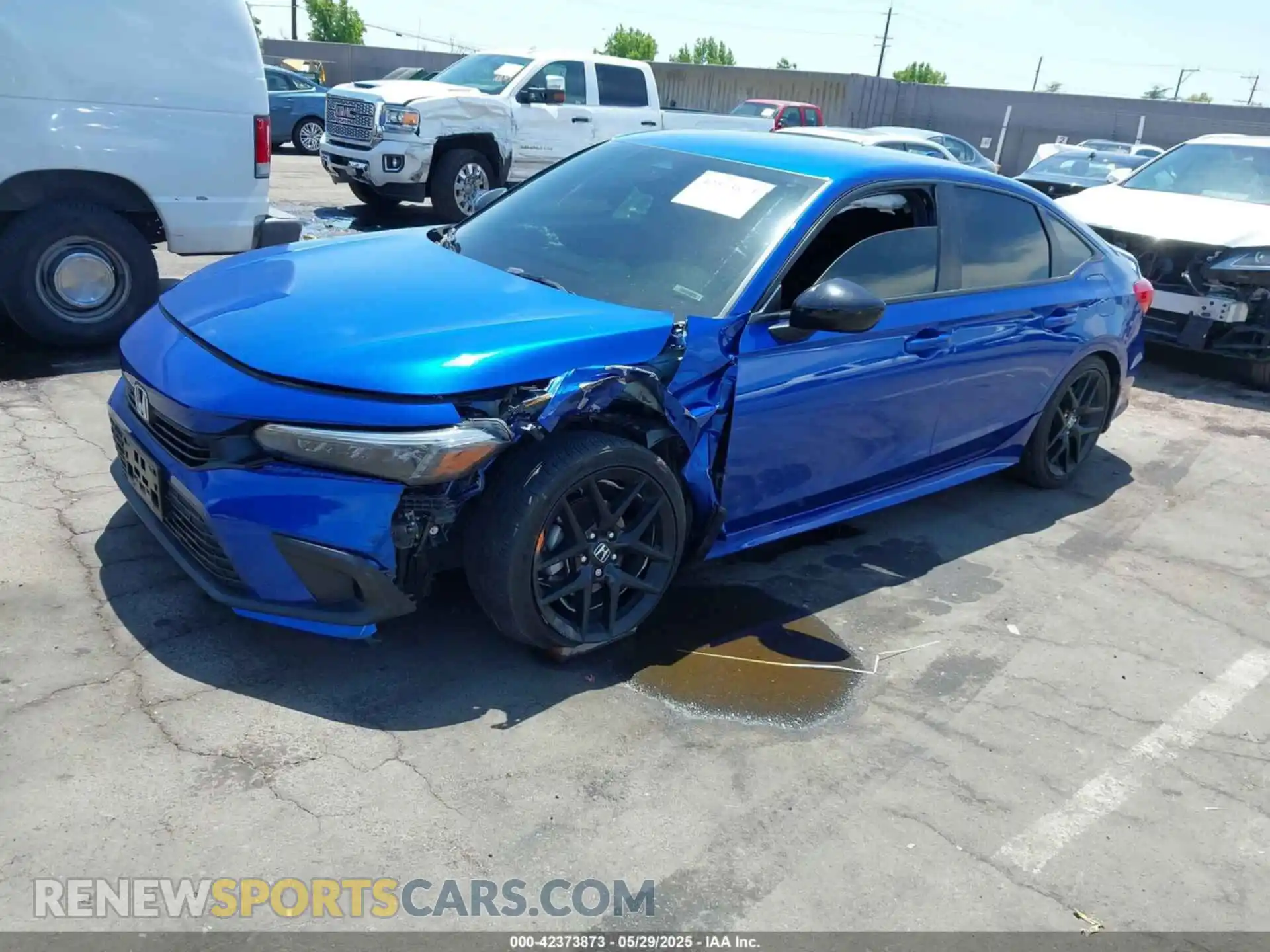 2 Photograph of a damaged car 2HGFE2F58NH581035 HONDA CIVIC 2022