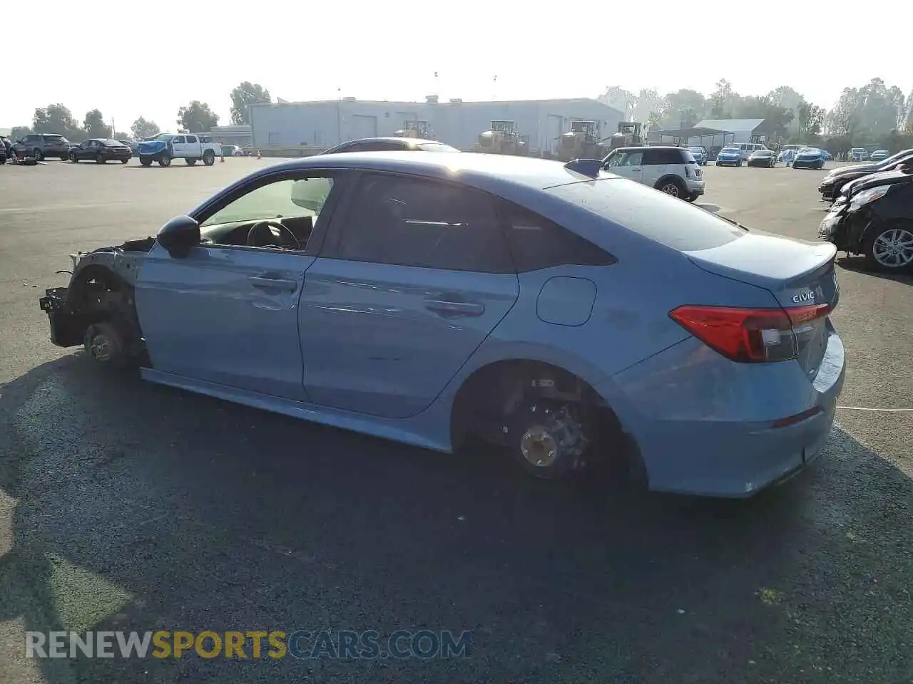 2 Photograph of a damaged car 2HGFE2F58NH587174 HONDA CIVIC 2022