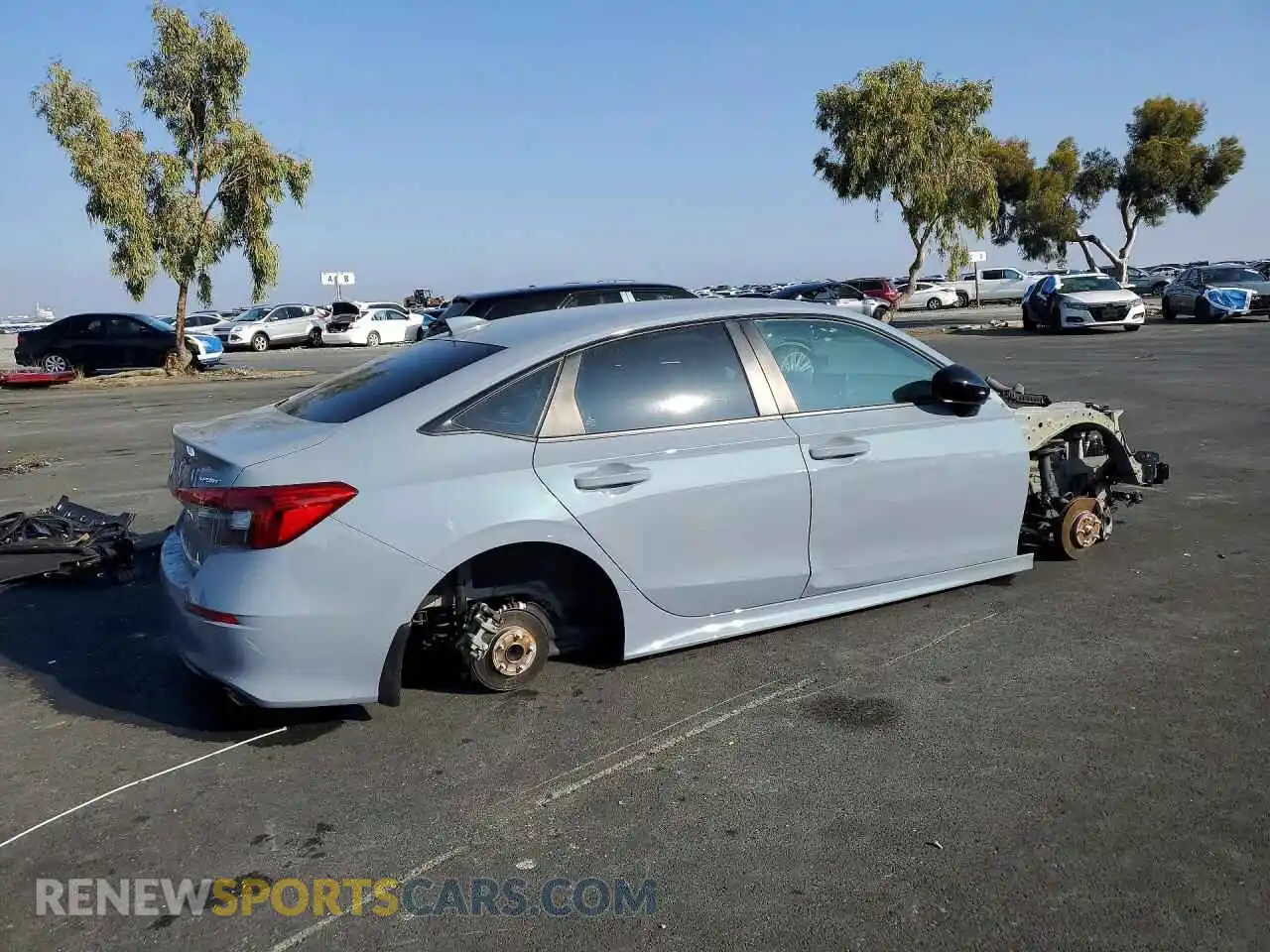 3 Photograph of a damaged car 2HGFE2F58NH587174 HONDA CIVIC 2022