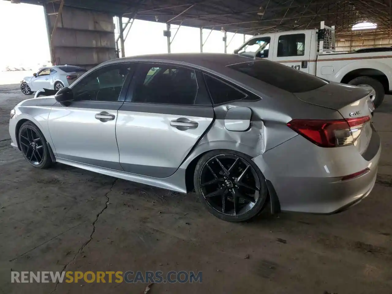 2 Photograph of a damaged car 2HGFE2F58NH600876 HONDA CIVIC 2022