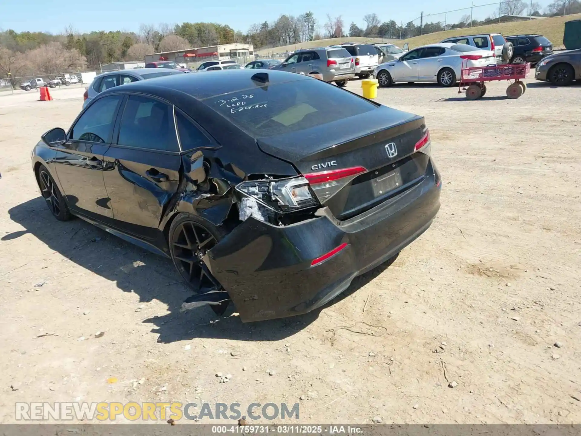 3 fotografías del automóvil dañado 2HGFE2F59NH515769 HONDA CIVIC 2022