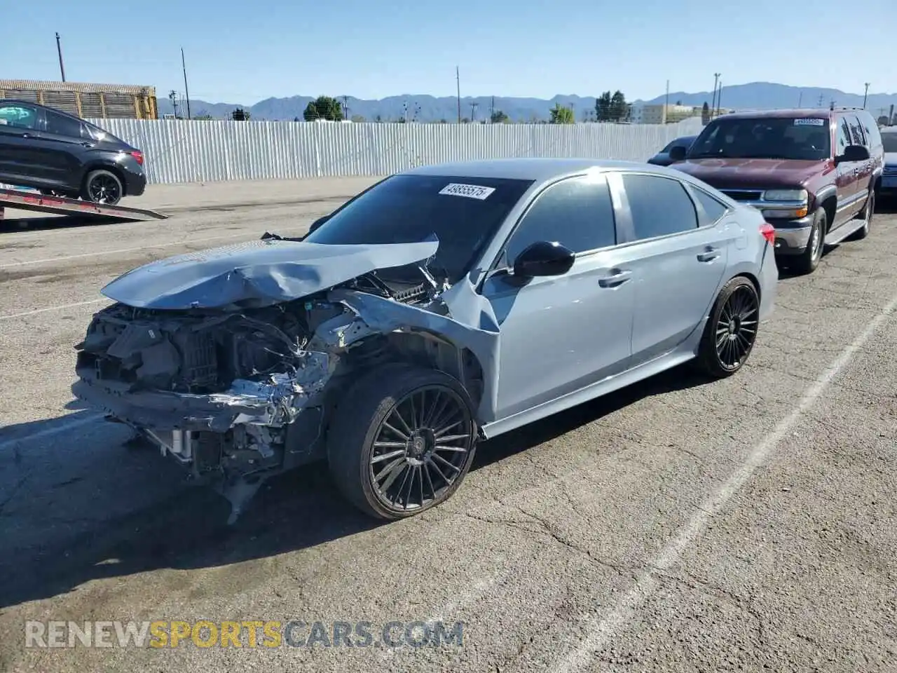 1 Photograph of a damaged car 2HGFE2F59NH561375 HONDA CIVIC 2022