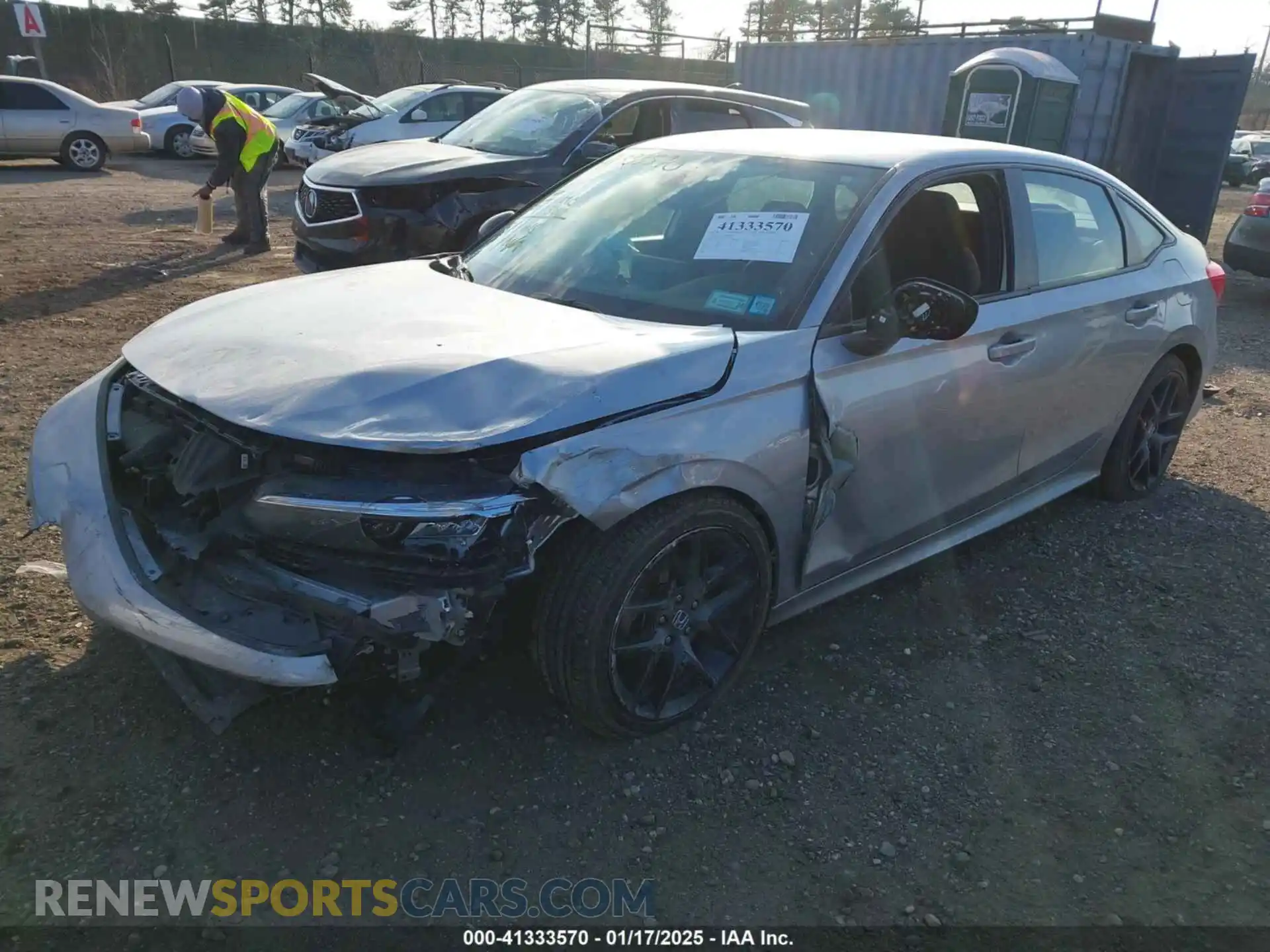 2 Photograph of a damaged car 2HGFE2F59NH568259 HONDA CIVIC 2022