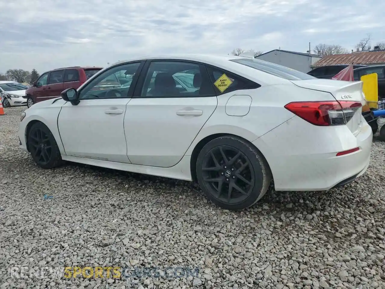 2 Photograph of a damaged car 2HGFE2F59NH591427 HONDA CIVIC 2022