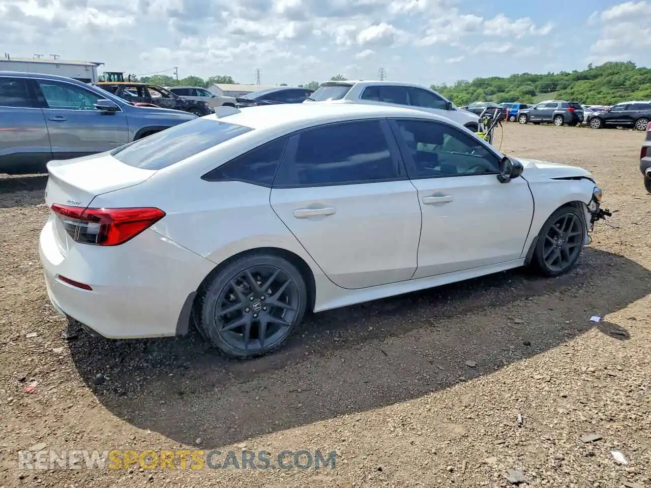 3 Photograph of a damaged car 2HGFE2F59NH602846 HONDA CIVIC 2022