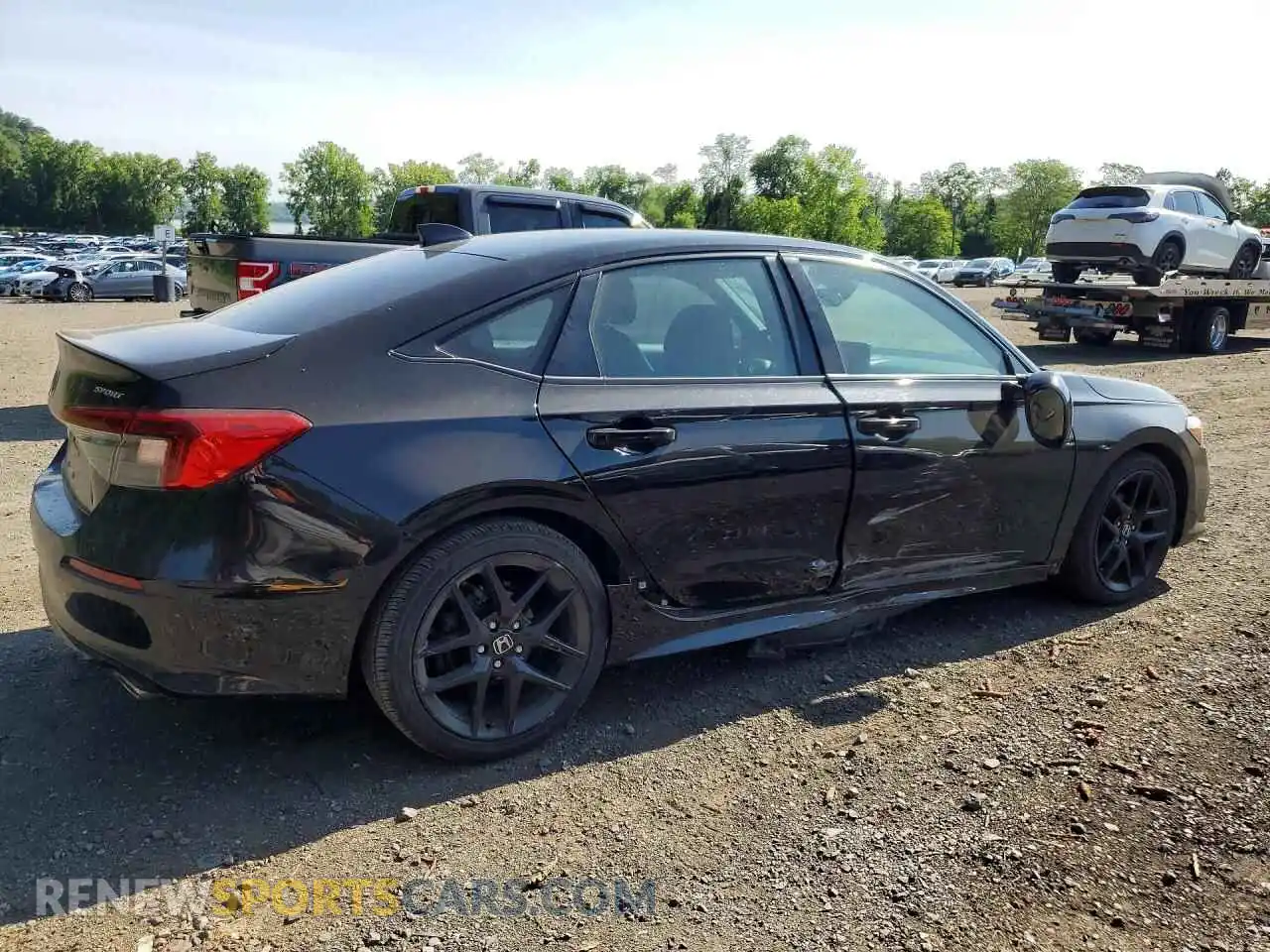 3 Photograph of a damaged car 2HGFE2F5XNH507700 HONDA CIVIC 2022