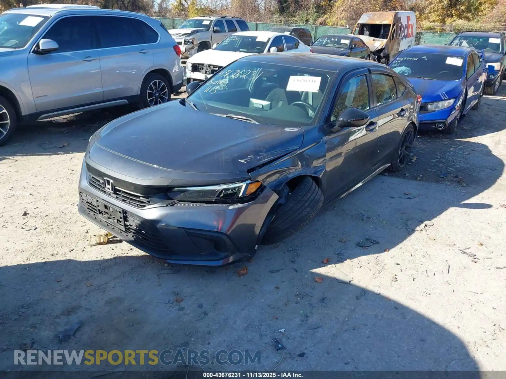 2 Photograph of a damaged car 2HGFE2F5XNH540499 HONDA CIVIC 2022