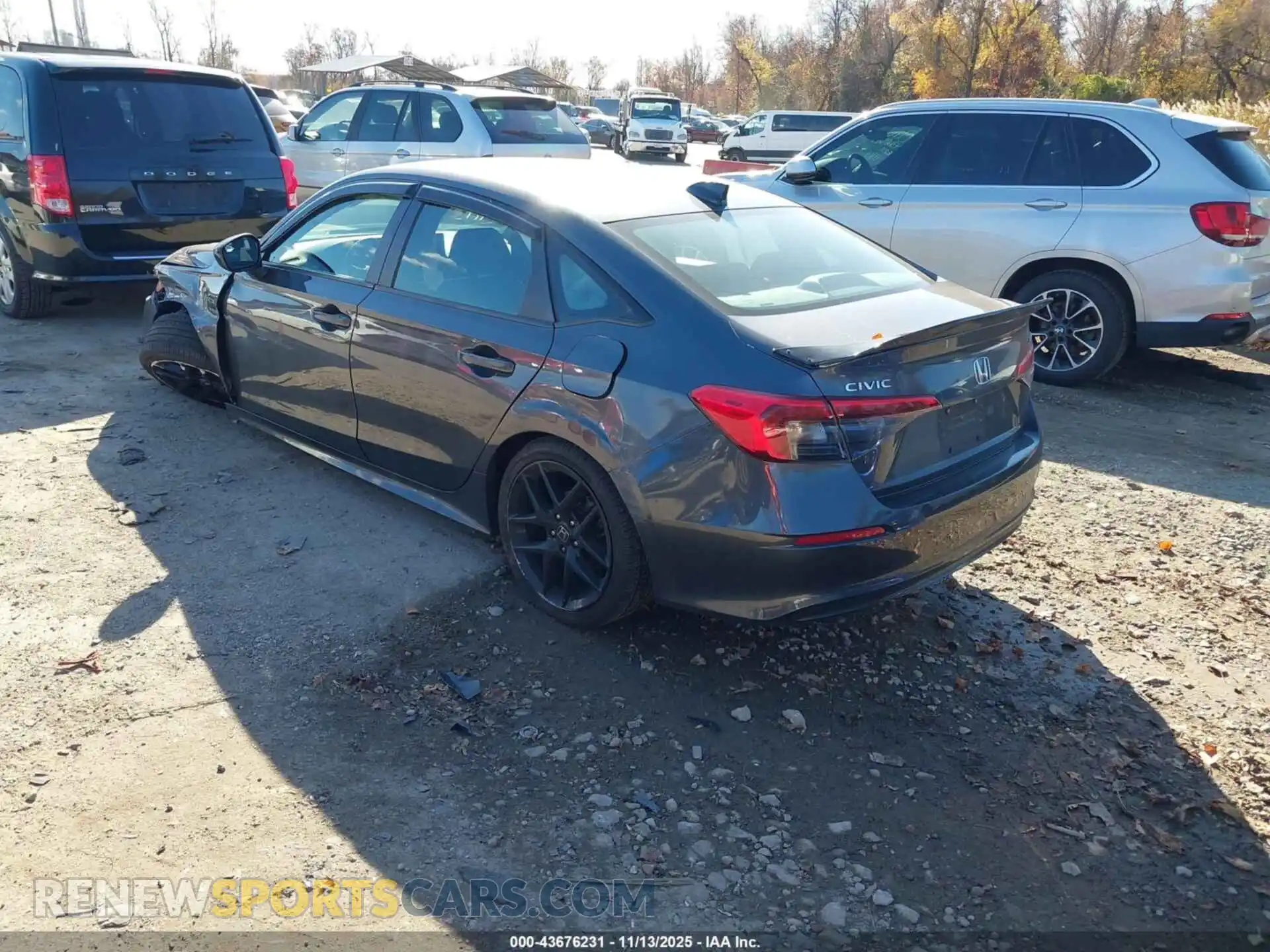 3 Photograph of a damaged car 2HGFE2F5XNH540499 HONDA CIVIC 2022