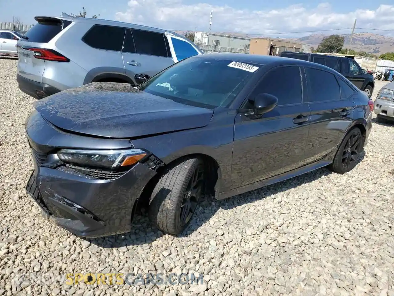 1 Photograph of a damaged car 2HGFE2F5XNH542723 HONDA CIVIC 2022