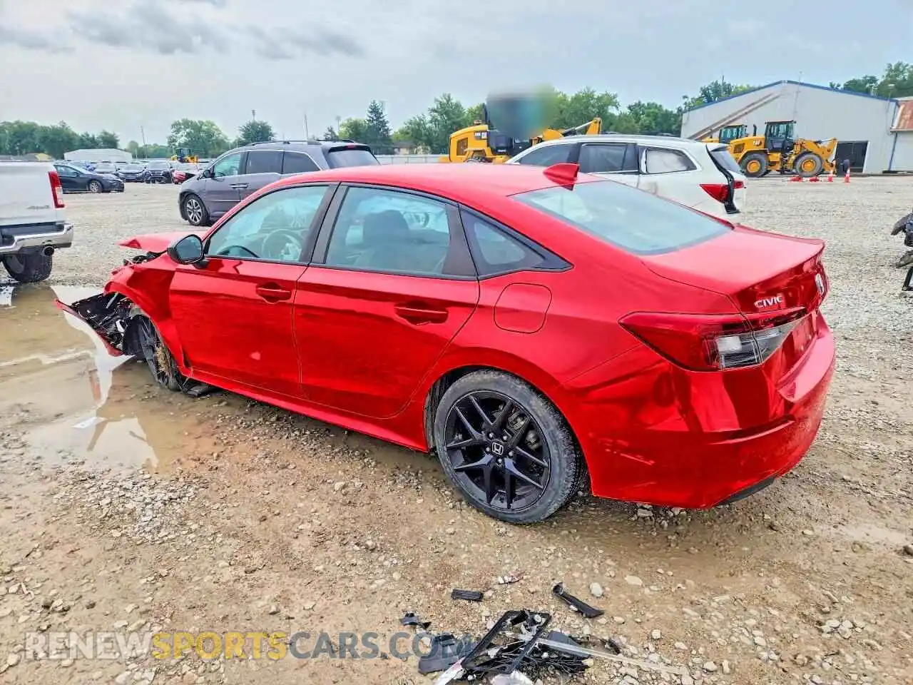 2 Photograph of a damaged car 2HGFE2F5XNH551468 HONDA CIVIC 2022