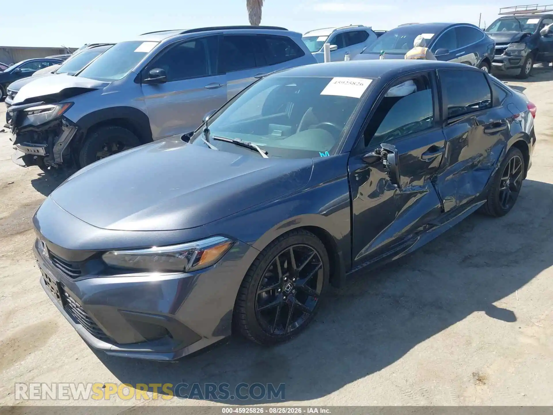 2 Photograph of a damaged car 2HGFE2F5XNH552796 HONDA CIVIC 2022