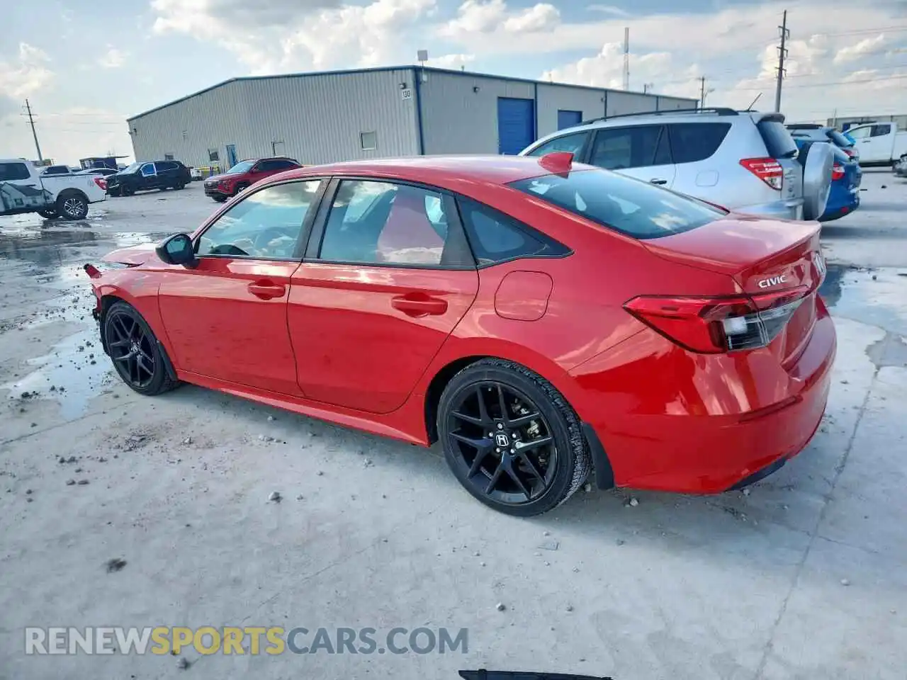 2 Photograph of a damaged car 2HGFE2F5XNH555732 HONDA CIVIC 2022